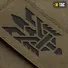 Нашивка M-Tac Тризуб (стилізована) Laser Cut Ranger Green/Black Фото 2